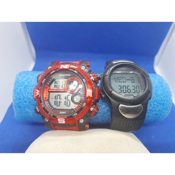 Armitron Pro and Medline Sports Watches- Both Excellent and Working NICE - Picture 1 of 5